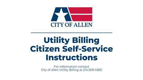 Utility Billing Citizen Self.